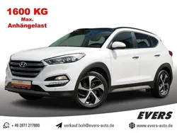 Polar white / sol Gebraucht 2018 Hyundai Tucson Premium SUV | 21.430 € (Etwas zu teuer)