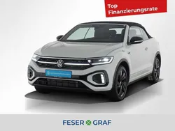 Pure white schwarz Gebraucht 2024 VW T-Roc Cabriolet R-line Cabrio | 33.440 € (Guter Preis)