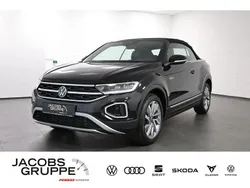 Schwarz Gebraucht 2024 VW T-Roc Cabriolet Goal Cabrio | 32.279 € (Superpreis)