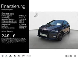 Blackmagic (metallic) Gebraucht 2023 Skoda Fabia Monte Carlo Limousine | 23.699 € (Fairer Preis)