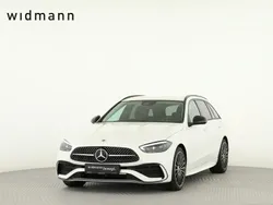 Unilack polarweiß Gebraucht 2024 Mercedes C200 AMG Kombi | 43.850 € (Etwas zu teuer)
