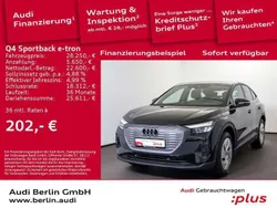 Mythosschwarz metallic Gebraucht 2023 Audi Q4 Sportback e-tron Comfort SUV | 28.250 € (Guter Preis)