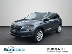 Quarzgrau metallic (metallic) Gebraucht 2021 Skoda Karoq Clever SUV | 23.690 € (Fairer Preis)