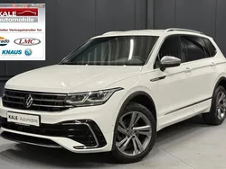 Pure white Gebraucht 2022 VW Tiguan Allspace R-line SUV | 37.970 € (Fairer Preis)