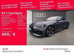 Daytonagrau perleffekt Gebraucht 2022 Audi RS5 Sportback Ambiente Limousine | 61.990 € (Fairer Preis)