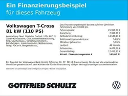 Weiß Gebraucht 2021 VW T-Cross Style SUV | 21.950 € (Fairer Preis)