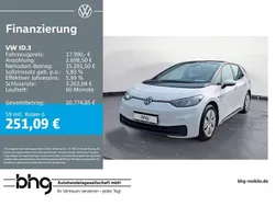 Gletscherweiß metallic/schwarz Gebraucht 2021 VW ID.3 Pure Kleinwagen | 17.420 € (Guter Preis)