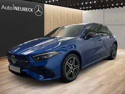 lack spektralblau Gebraucht 2024 Mercedes A250 AMG line Limousine | 36.250 € (Etwas zu teuer)