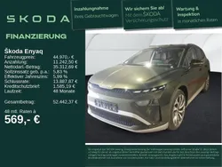 Olibogrün metallic Gebraucht 2025 Skoda Enyaq iV Suite SUV | 44.970 € (Superpreis)