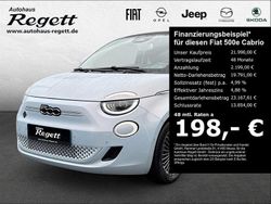 Himmel blau) (blau Gebraucht 2022 Fiat 500e Icon Cabrio | 21.990 € (Guter Preis)
