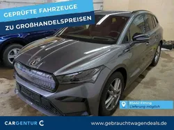 Grau Gebraucht 2023 Skoda Enyaq iV SportLine SUV | 32.790 € (Guter Preis)
