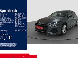 Grau Gebraucht 2025 Audi A3 Sportback S-Line Limousine | 35.990 € (Guter Preis)