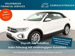 Pure white Gebraucht 2023 VW T-Roc Cabriolet Style Cabrio | 27.240 € (Superpreis)