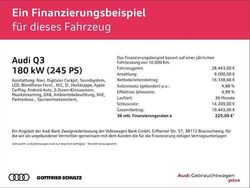 Schwarz Gebraucht 2022 Audi Q3 Sportback Basis SUV | 28.443 € (Fairer Preis)