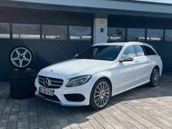 Weiß Gebraucht 2016 Mercedes C250 AMG line Kombi | 18.890 € (Fairer Preis)