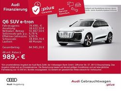 Gletscherweiß metallic Gebraucht 2025 Audi Q6 e-tron S-Line SUV | 74.490 € (Guter Preis)