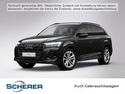 Mythosschwarz metallic (metallic) Gebraucht 2024 Audi Q7 S-Line SUV | 67.890 € (Superpreis)