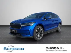 Raceblau metallic met. Gebraucht 2021 Skoda Enyaq iV Suite SUV | 25.890 € (Guter Preis)