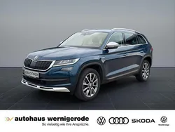 Blau Gebraucht 2019 Skoda Kodiaq Scout 4x4 SUV | 28.939 € (Fairer Preis)
