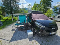 Schwarz Gebraucht 2022 Ford Transit Custom Nugget Van / Kleinbus | 54.999 € (Fairer Preis)