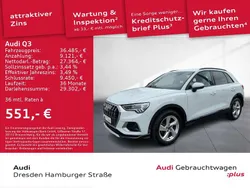 Gletscherweiß metallic Gebraucht 2024 Audi Q3 Advanced SUV | 36.485 € (Fairer Preis)