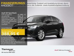 Mythosschwarz metallic Gebraucht 2025 Audi Q3 S-Line SUV | 41.880 € (Fairer Preis)