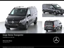 Obsidianschwarz metallic Gebraucht 2024 Mercedes V300 Night Van / Kleinbus | 66.810 € (Guter Preis)