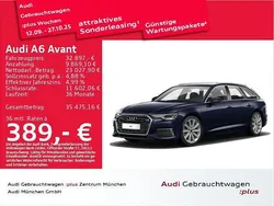Firmamentblau metallic Gebraucht 2021 Audi A6 Design Kombi | 32.897 € (Guter Preis)