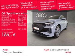 Kieselgrau Gebraucht 2023 Audi Q4 Sportback e-tron Advanced SUV | 27.850 € (Fairer Preis)