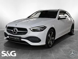 Unilack polarweiß Gebraucht 2024 Mercedes C180 Avantgarde Kombi | 34.900 € (Guter Preis)
