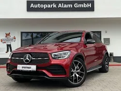 Hyazinthrot metalliclack Gebraucht 2022 Mercedes GLC400d AMG line Coupé | 52.999 € (Fairer Preis)