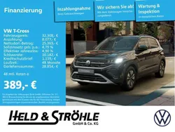 Deep black perleffekt Neu 2025 VW T-Cross Life SUV | 32.307 € (Teuer)