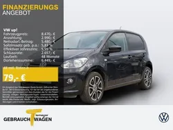 Schwarz Gebraucht 2014 VW up! Cup Kleinwagen | 8.470 € (Etwas zu teuer)