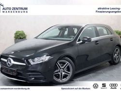 Kosmosschwarz metallic Gebraucht 2020 Mercedes A200 AMG Limousine | 23.450 € (Fairer Preis)