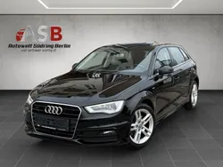 Schwarz Gebraucht 2015 Audi A3 Sportback S-Line Limousine | 12.999 € (Fairer Preis)