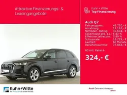 Schwarz (orcaschwarz metallic) Gebraucht 2021 Audi Q7 S-Line SUV | 49.990 € (Superpreis)
