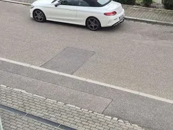 Weiß Gebraucht 2018 Mercedes C180 AMG line Cabrio | 26.150 € (Superpreis)