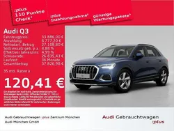 Navarrablau metallic Gebraucht 2024 Audi Q3 Advanced Plus SUV | 33.886 € (Superpreis)