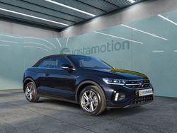 Schwarz Gebraucht 2024 VW T-Roc Cabriolet R-line Cabrio | 38.378 € (Teuer)
