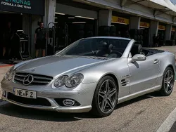 Silber Gebraucht 2007 Mercedes SL55 AMG AMG Cabrio | 42.900 € (Superpreis)