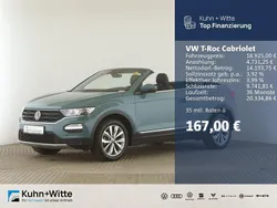 Grün Gebraucht 2021 VW T-Roc Cabriolet Style Cabrio | 18.925 € (Fairer Preis)