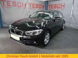 Schwarz Gebraucht 2017 BMW 118 Sport Line Kleinwagen | 14.450 € (Fairer Preis)