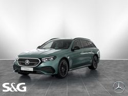 Metalliclack verdesilber Gebraucht 2025 Mercedes E220 AMG Kombi | 73.799 €