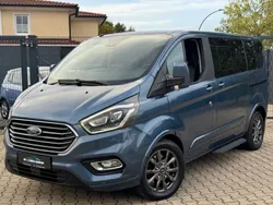 Chromablau metallic Gebraucht 2019 Ford Tourneo Custom Titanium Van / Kleinbus | 22.900 € (Superpreis)