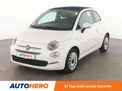 Weiß Gebraucht 2016 Fiat 500C Lounge Cabrio | 11.790 € (Guter Preis)