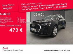 Mythosschwarz metallic Gebraucht 2025 Audi Q3 Basis SUV | 37.370 € (Guter Preis)