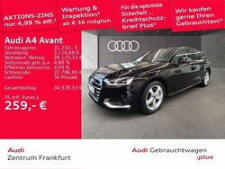 Brillantschwarz/brillantschwar Gebraucht 2024 Audi A4 Advanced Kombi | 31.250 € (Superpreis)