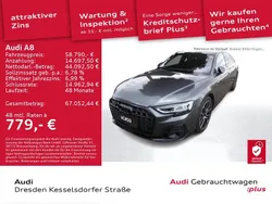 Daytonagrau perleffekt Gebraucht 2022 Audi A8 Ambiente Limousine | 58.790 € (Fairer Preis)