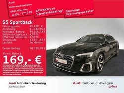 Mythosschwarz metallic Gebraucht 2022 Audi S5 Sportback Ambiente Kleinwagen | 45.488 € (Guter Preis)