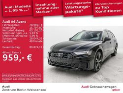 Mythosschwarz metallic Gebraucht 2025 Audi A6 S-Line Kombi | 78.989 € (Teuer)